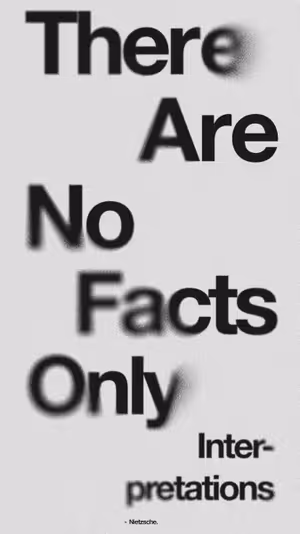 Interpretation and facts poster